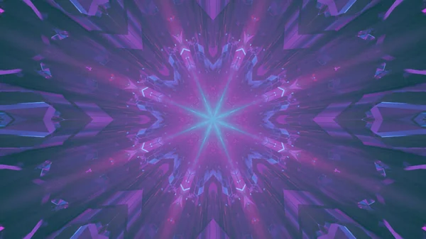 Flashing Bright Purple Turquoise Kaleidoscopic Background Wallpapers — Stock Photo, Image