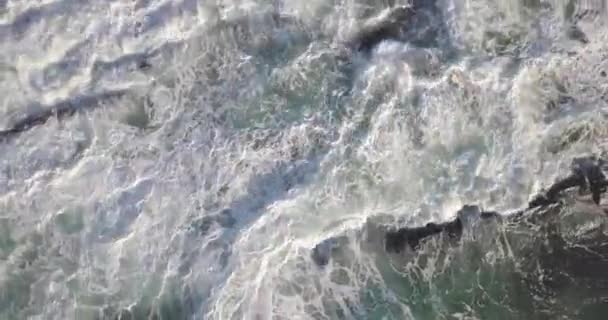 Waves Crashing Beach — Stock Video