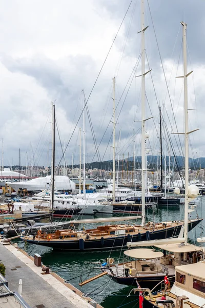 Ein Schönes Foto Vom Hafen Von Palma Auf Mallorca Spanien — Stockfoto