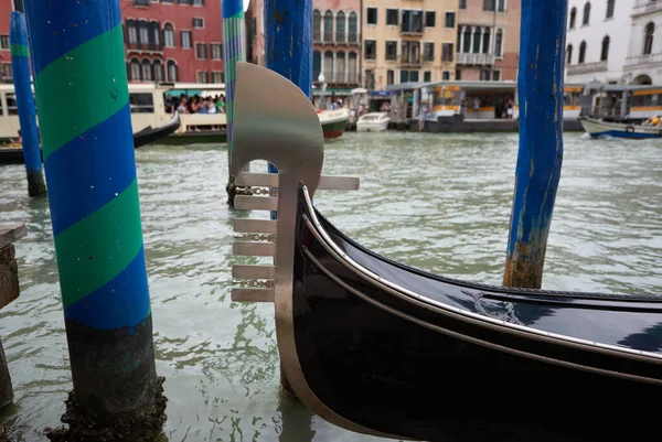 Eine Gondel Canal Grande Von Venedig Italien — Stockfoto