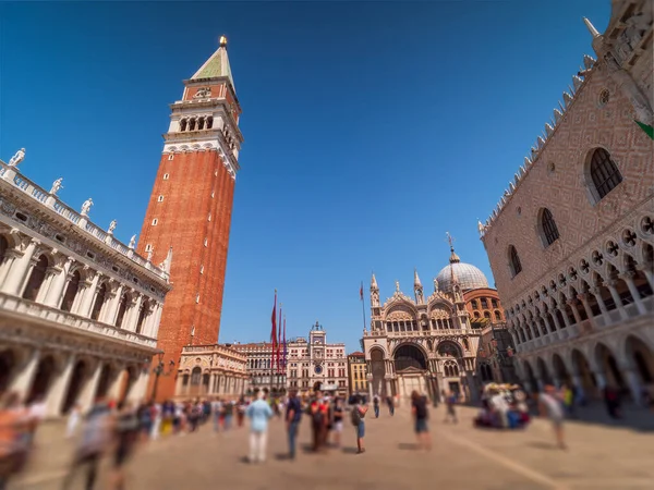 Венеція Центрі Міста Католицькою Будівлею Сан Марко — стокове фото