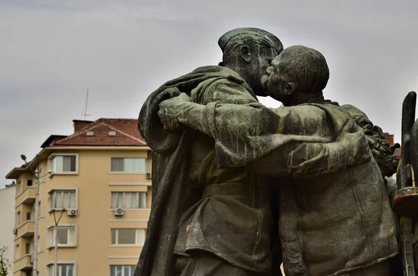 Sofia Bulgaria Agosto 2015 Parte Del Monumento All Esercito Sovietico — Foto Stock