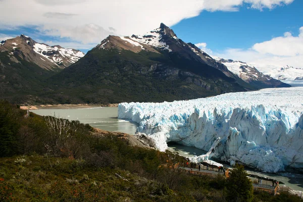 Glacier Perito Moreno Ses Environs Dans Parc National Los Glaciares — Photo