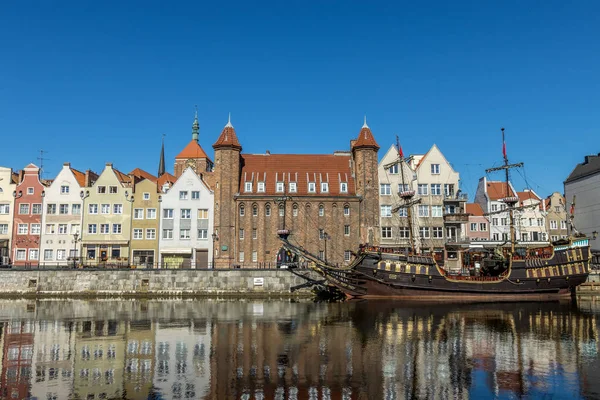 Gdansk Polsko Června 2021 Krásný Záběr Jednu Turistických Atrakcí Gdaňsku — Stock fotografie