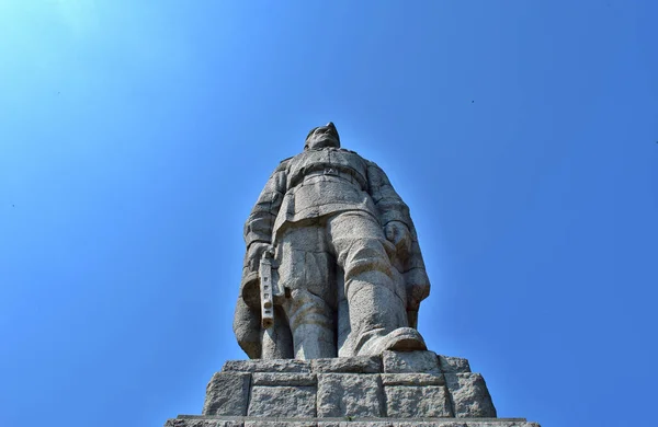 Plovdiv Bulgaria Aug 2015 Alyosha Monument Giant Statue Soviet Soldier — 图库照片
