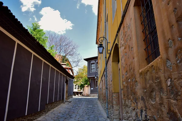 Plovdiv Bulgarie Août 2015 Les Rues Vieux Quartier Ville Bulgare — Photo