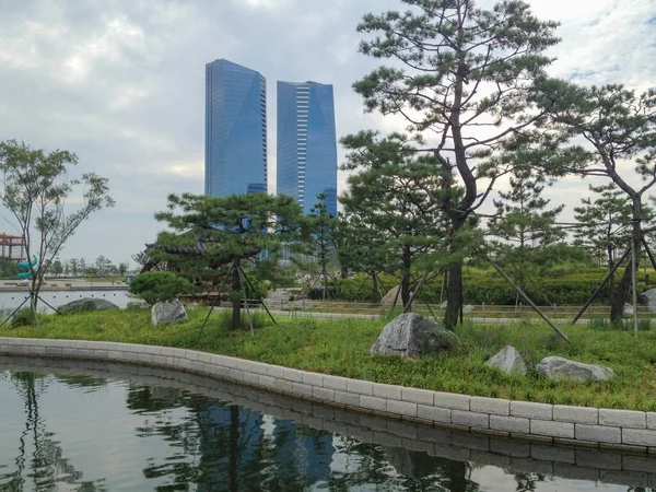 Central Park Songdo Korei Południowej — Zdjęcie stockowe