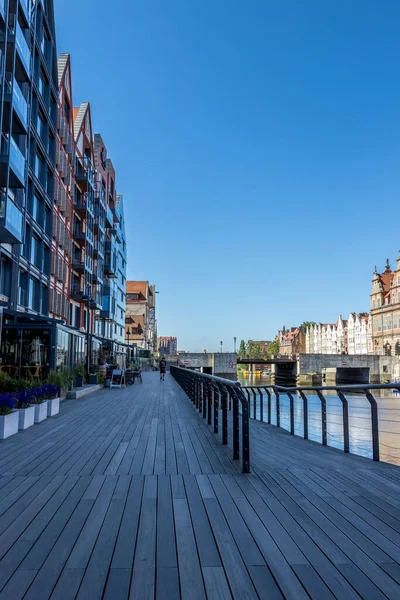 Gdansk Poland Jun 2021 Elegant Byggnad Gamla Stan Gdansk Pola — Stockfoto