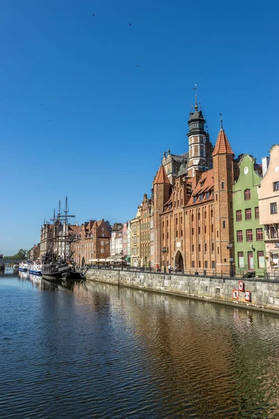 Gdansk Polsko Června 2021 Krásný Architektonický Návrh Brány Marie Starém — Stock fotografie