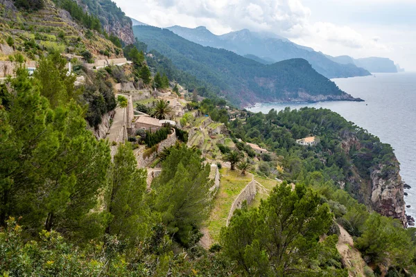 Uma Bela Foto Torre Del Verger Banyalbufar Espanha — Fotografia de Stock