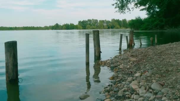 Güzel Göl Manzarası — Stok video
