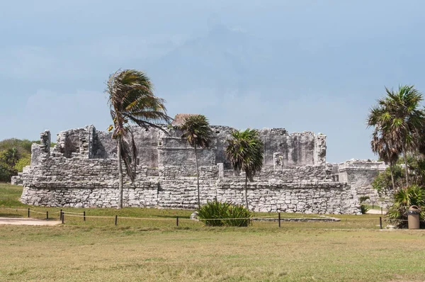 Tulum México Maio 2017 Ruínas Antigas Tulum Site Maya Pré — Fotografia de Stock