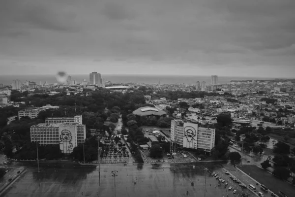 Habana Cuba Agosto 2020 Uno Scatto Scala Grigi Del Paesaggio — Foto Stock