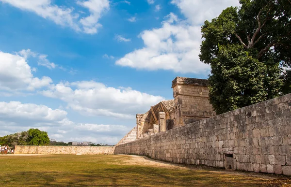 Розташування Стародавніх Руїн Чічен Іці Мексика — стокове фото
