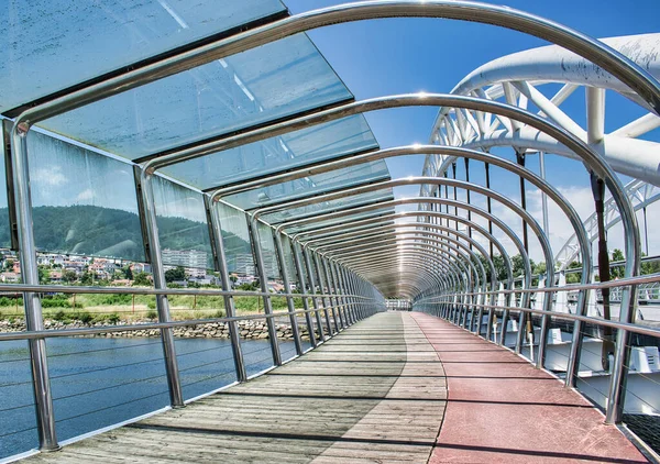 Ein Schöner Blick Auf Die Bogenbrücke Las Corrientes Über Den — Stockfoto