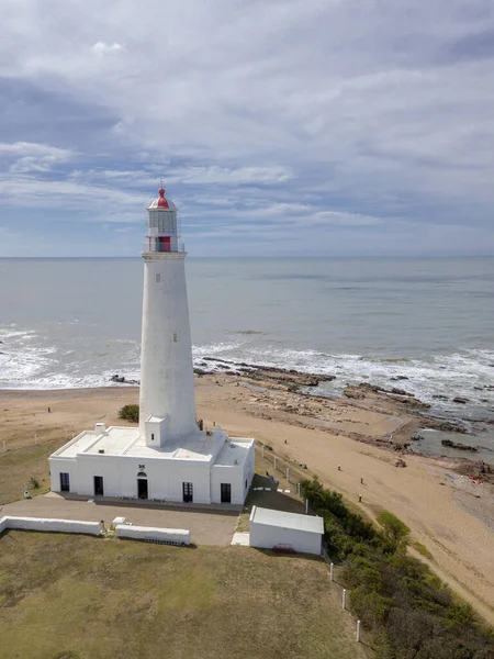 Farol Está Localizado Lado Cidade Velha — Fotografia de Stock