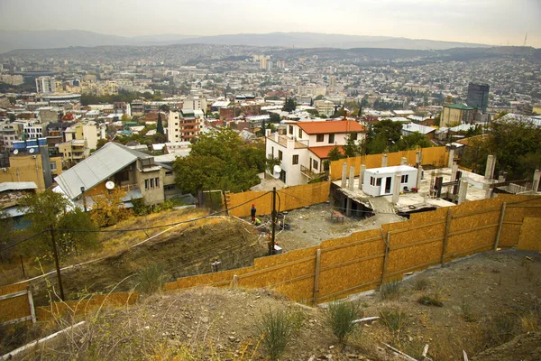 Woongebouwen Stad Tbilisi Georgië — Stockfoto