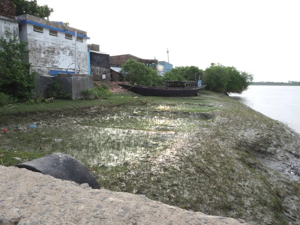 Sundarbans Västbengalen Glimtar Lokala Livsmiljöer Längs Kusten Sunderbans Största Mangrove — Stockfoto