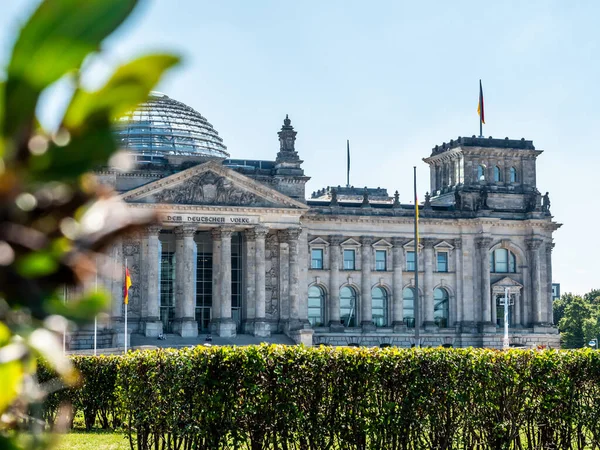 Μια Μαγευτική Θέα Του Κτιρίου Reichstag Βερολίνο Γερμανία — Φωτογραφία Αρχείου