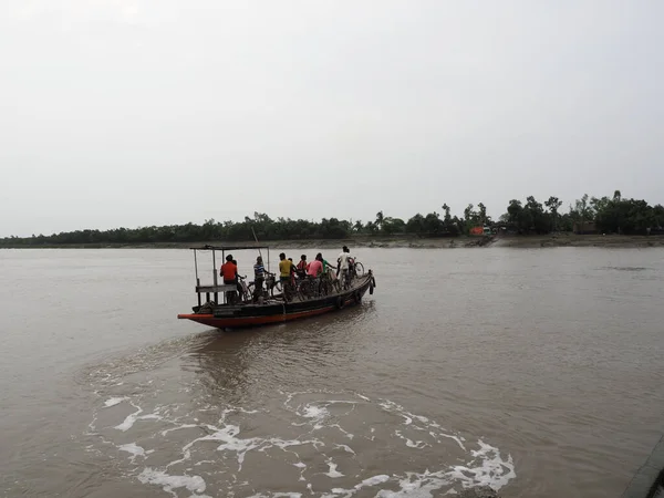 Kolkata India Junio 2021 Sundarbans Bengala Occidental India Imagen Ferry — Foto de Stock