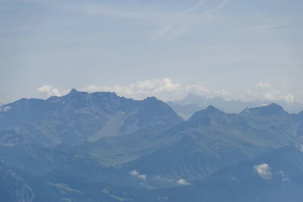 Fascinerande Utsikt Över Bergslandskapen Santis Schwagalp Schweiz — Stockfoto