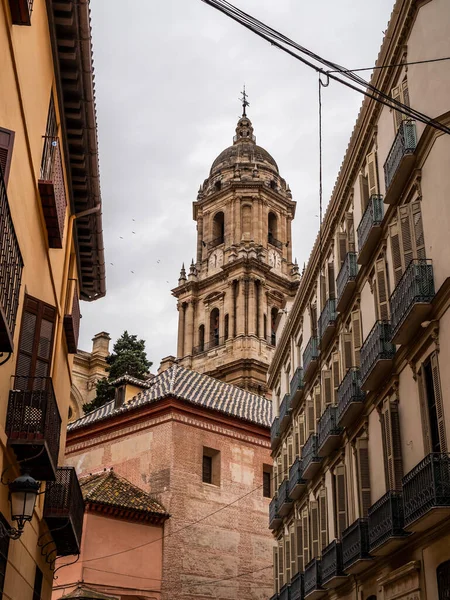 Una Hermosa Toma Catedral Almería Contra Nublada —  Fotos de Stock