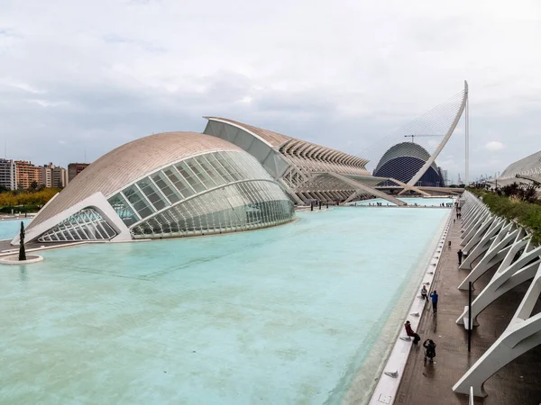 Cidade Das Artes Das Ciências Valência Espanha — Fotografia de Stock