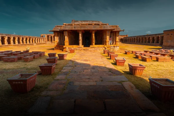 Αρχαία Αρχιτεκτονική Του Ναού Madhavaraya Στην Gandikota Ινδία — Φωτογραφία Αρχείου