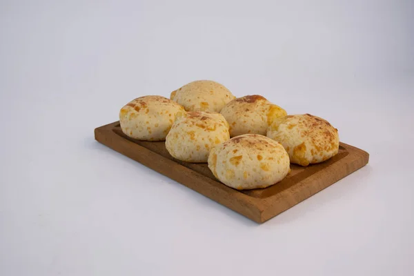 Ένα Κοντινό Πλάνο Λαχταριστά Καρβέλια Της Παραγουάης Chipa Τυρί Ψωμί — Φωτογραφία Αρχείου