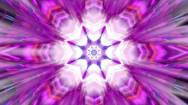 Ein Blinkender Leuchtend Rosa Kaleidoskopischer Hintergrund Für Tapeten — Stockfoto