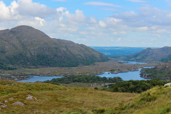 Ein Schöner Strand Mit Grünen Hügeln Killarney National Park — Stockfoto