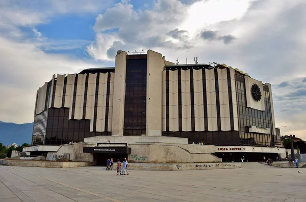 Sofia Bulgária Ago 2015 Centro Conferências Palácio Nacional Cultura Sófia — Fotografia de Stock