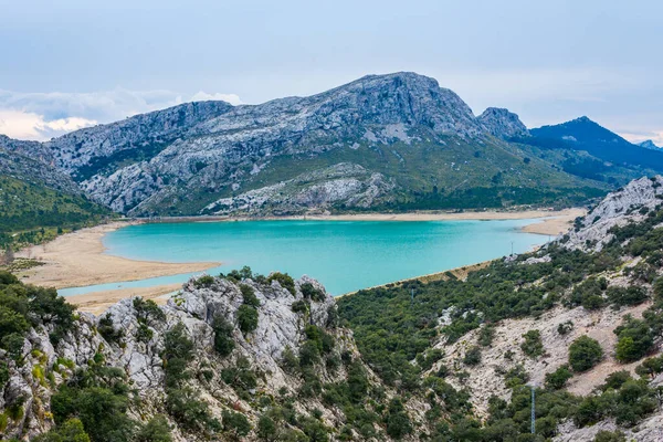 西班牙的Gorg Blau水库 Majorca — 图库照片