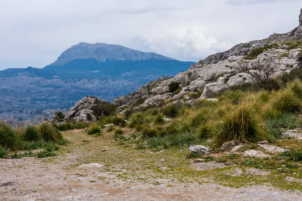 Pasmo Górskie Serra Tramuntana Hiszpanii — Zdjęcie stockowe
