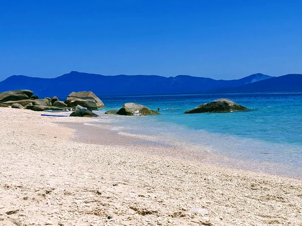 Peaceful Landscape Sand Beach — Stock Photo, Image