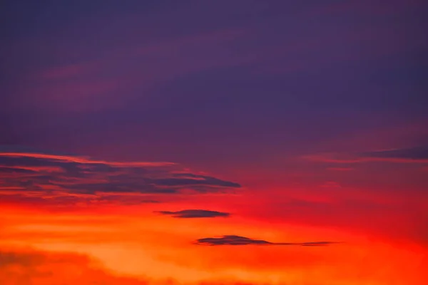 空に美しい色の夕日 — ストック写真