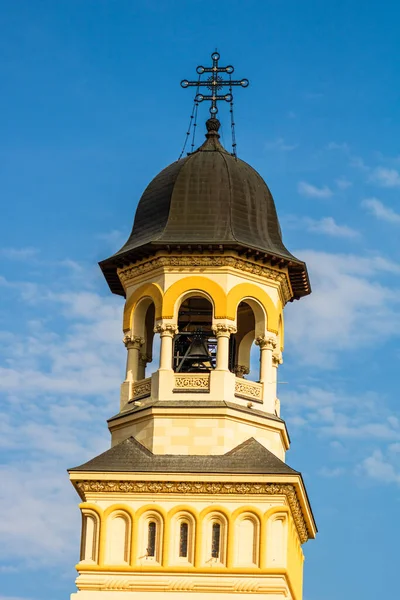 Eine Vertikale Aufnahme Architektonischer Details Einer Kathedrale Alba Iulia Rumänien — Stockfoto