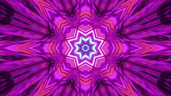 Blikající Jasně Růžové Kaleidoskopické Pozadí Pro Tapety — Stock fotografie