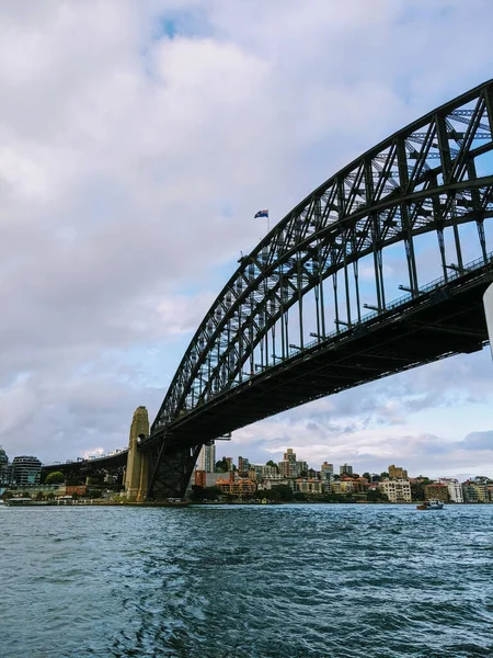 Pont Port Sydney Sur Océan Australie — Photo