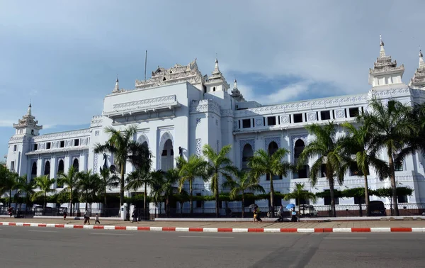Yangon Myanmar Burma Οκτωβρίου 2014 Δημαρχείο Της Γιανγκόν Ένα Εξαιρετικό — Φωτογραφία Αρχείου
