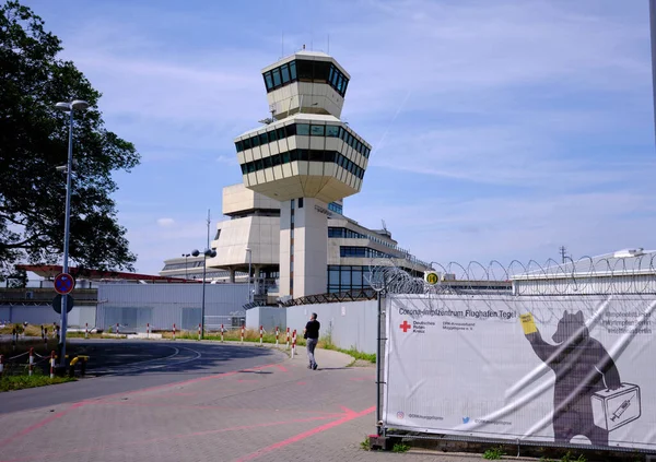 Berlino Germania Luglio 2021 Centro Vaccinazione Coronavirus All Aeroporto Tegel — Foto Stock