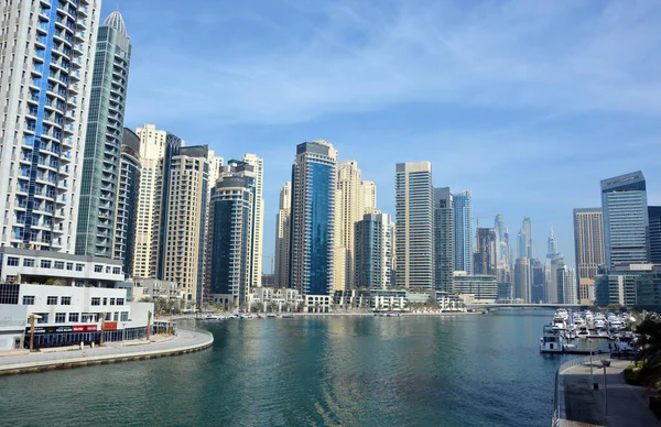 Dubai United Arab Emirates Ιαν 2015 Θέα Στους Ουρανοξύστες Και — Φωτογραφία Αρχείου