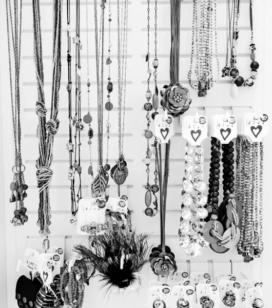 Johannesburg South Africa Jan 2021 Hanging Costume Jewelry Retail Store — Stock Photo, Image