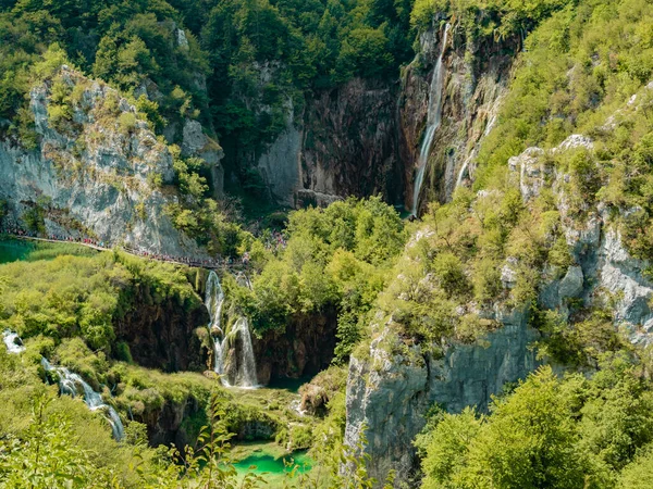 Hırvatistan Daki Plitvice Gölleri Ulusal Parkı Nın Büyüleyici Manzarası — Stok fotoğraf