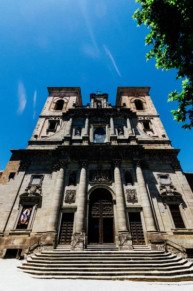 San Ildefonso Barokk Stílusú Templom Külseje Toledóban Spanyolországban Nappal — Stock Fotó