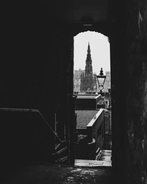 Ein Schöner Blick Auf Das Vista Scott Monument Edinburgh — Stockfoto