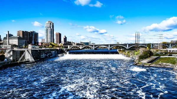 Beautiful View Downtown Minneapolis Sunny Day — Stock Photo, Image