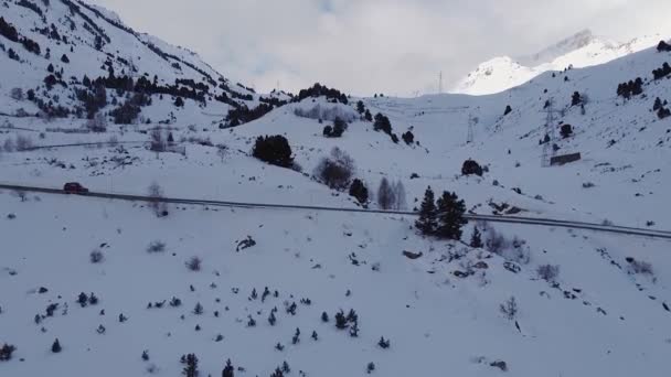 Όμορφη Θέα Των Βουνών — Αρχείο Βίντεο