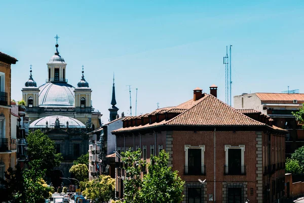 Sunny Day Madrid Beautiful Real Basilica Saint Francis Great Background — Stock Photo, Image