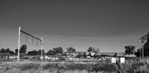 Johanesburg África Sul Janeiro 2021 Linha Ferroviária Pública Soweto — Fotografia de Stock